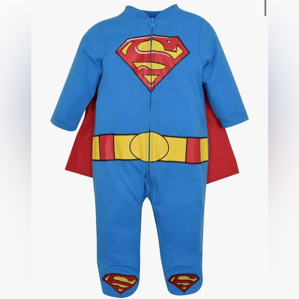 Superman Baby Onesie with Cape